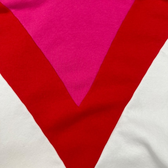 Maeve by Anthropologie Color Block Oversized Sweatshirt Hoodie 3X white multi - Picture 5 of 11